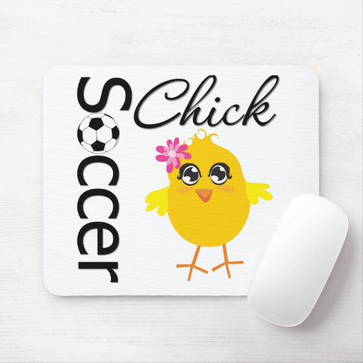 Soccer Chick Mousepad (Mit Mouse)