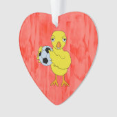 Soccer Chick Ornament (Vorderseite)