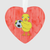Soccer Chick Ornament (Rückseite)