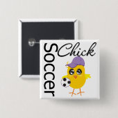 Soccer Chick v2 Button (Vorne & Hinten)