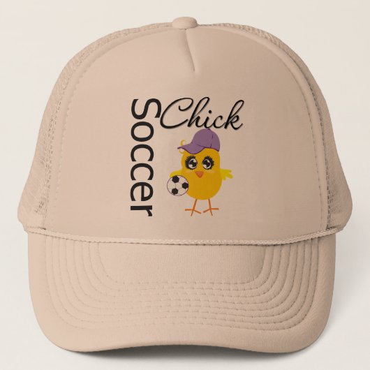Soccer Chick v2 Truckerkappe (Vorderseite)