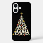 Soccer Christmas Tree Case-Mate iPhone Hülle (Rückseite)