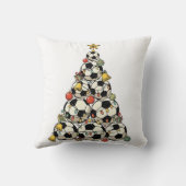 Soccer Christmas Tree Kissen (Rückseite)