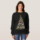Soccer Christmas Tree Sweatshirt (Vorne ganz)