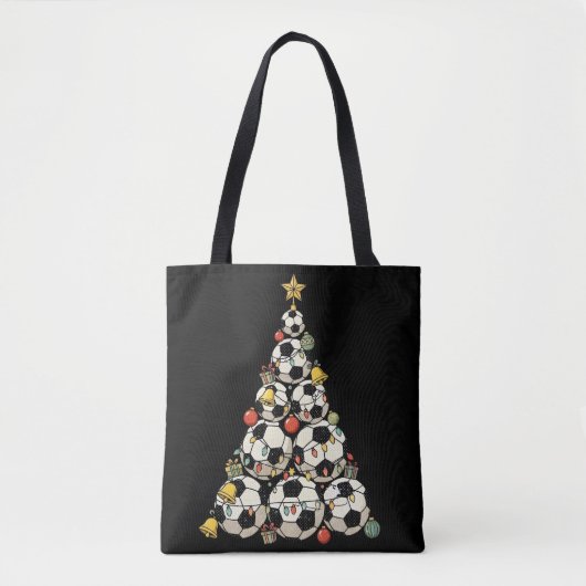 Soccer Christmas Tree Tasche (Vorderseite)
