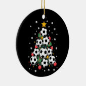 Soccer Christmas Tree Xmas Player Sports Lover Keramik Ornament (Rechts)