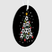Soccer Christmas Tree Xmas Player Sports Lover Ornament (Vorderseite)
