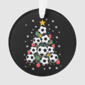 Soccer Christmas Tree Xmas Player Sports Lover Ornament (Vorderseite)