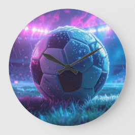 Soccer CLock für perfekte Sportzeit Große Wanduhr