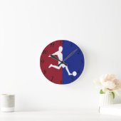 Soccer Clock Runde Wanduhr (Zuhause)