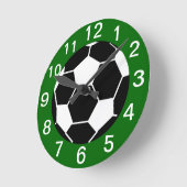 Soccer Clock Runde Wanduhr (Winkel)