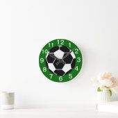 Soccer Clock Runde Wanduhr (Zuhause)