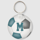 Soccer Club Geschenke Ideen Mädchen Jungen nennen Schlüsselanhänger (Rückseite)