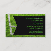 Soccer coach business card visitenkarte (Rückseite)