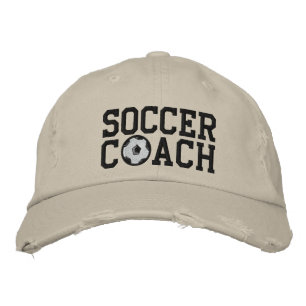 Soccer Coach Cap Bestickte Baseballkappe