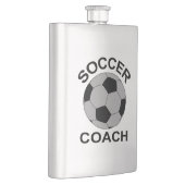 Soccer Coach Gray Classic Flask Flachmann (Rechts)