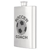 Soccer Coach Gray Classic Flask Flachmann (Links)