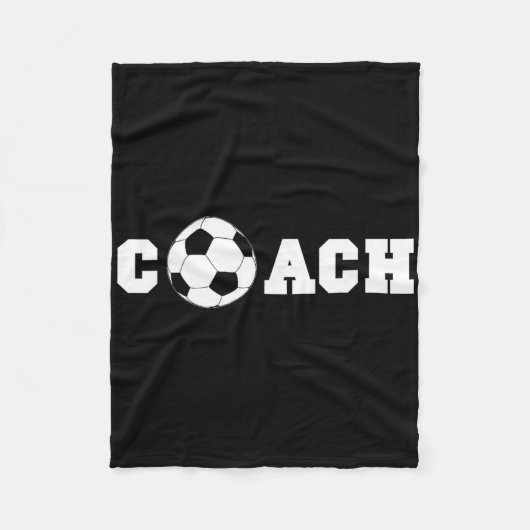 Soccer Coach S - Coaching Staff Shirt Tees  Fleecedecke (Vorderseite)