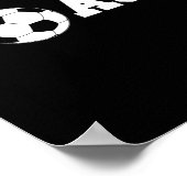 Soccer Coach S - Coaching Staff Shirt Tees  Poster (Ecke)