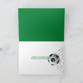 Soccer Coach thank you Karte (Innenseite)