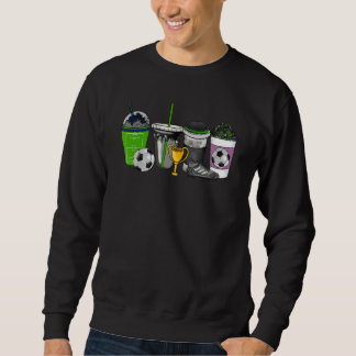 Soccer Coffee Sport Coffee  Player Soccer Coffee Sweatshirt