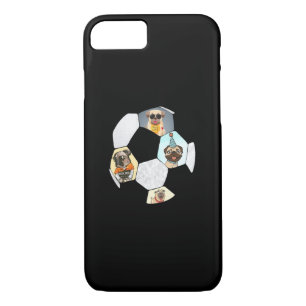 Soccer Cool Dog Pug Life Pug Birthday Cute Pug Case-Mate iPhone Hülle