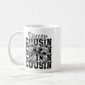 Soccer Cousin Coquette Bow Biggest Fan Sport Lover Kaffeetasse (Links)