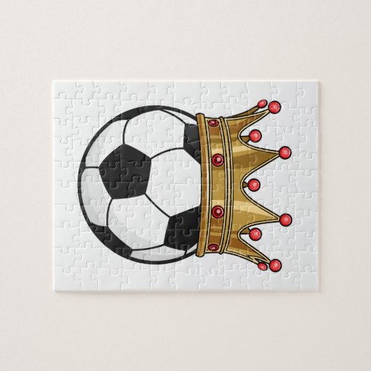 Soccer Crown King Puzzle (Horizontal)