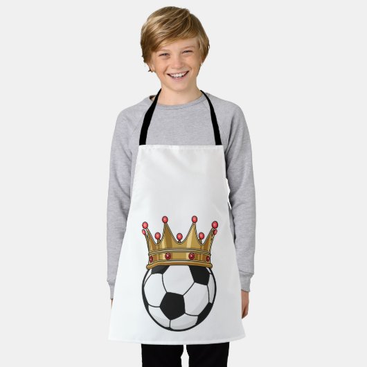 Soccer Crown King Schürze (Getragen)