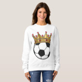 Soccer Crown King Sweatshirt (Vorne ganz)