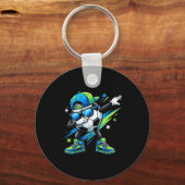 Soccer Dabbing Srts Cool Boys Girls Game Day Srt  Schlüsselanhänger (Vorderseite)