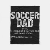Soccer Dad _5  Fleecedecke (Vorderseite)