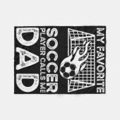 Soccer Dad _6  Fleecedecke (Vorderseite (Horizontal))