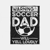 Soccer Dad _7  Fleecedecke (Vorderseite)