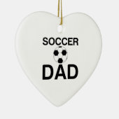 SOCCER DAD KERAMIK ORNAMENT (Rechts)