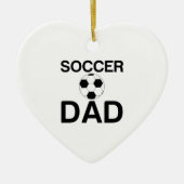 SOCCER DAD KERAMIK ORNAMENT (Vorne)