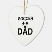 SOCCER DAD KERAMIK ORNAMENT (Links)