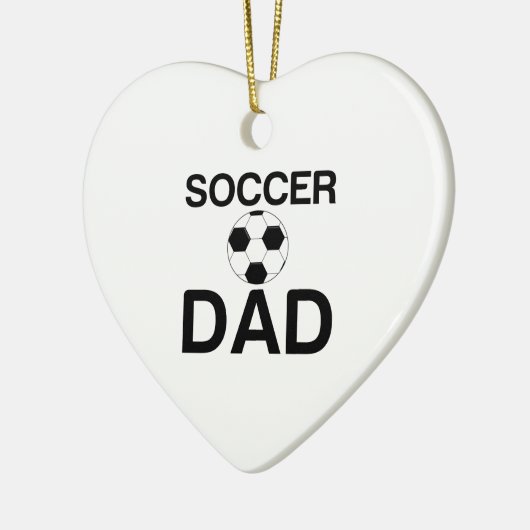 SOCCER DAD KERAMIK ORNAMENT (Links)