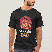 Soccer Dad Player Daddy Father Papa Father's Day T-Shirt (Vorderseite)
