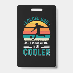 Soccer Dad Retro Sunset Ausweis