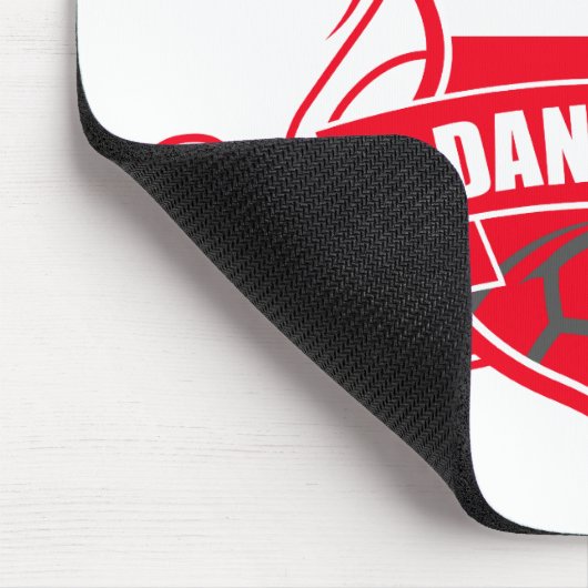 soccer DANMARK Mousepad (Ecke)