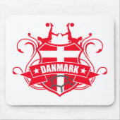 soccer DANMARK Mousepad (Vorne)
