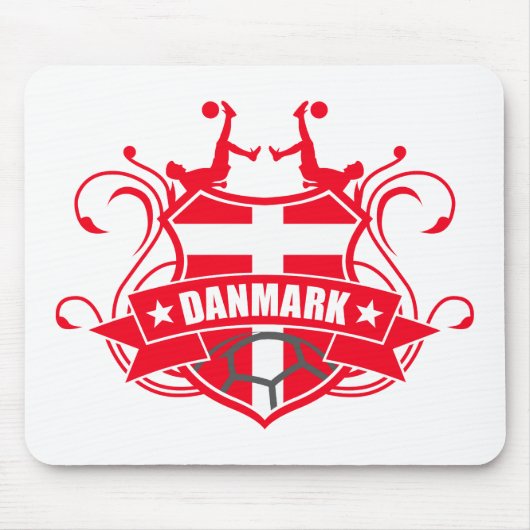soccer DANMARK Mousepad (Vorne)