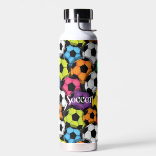 Soccer-Design des isolierten Schutzvakuums Trinkflasche