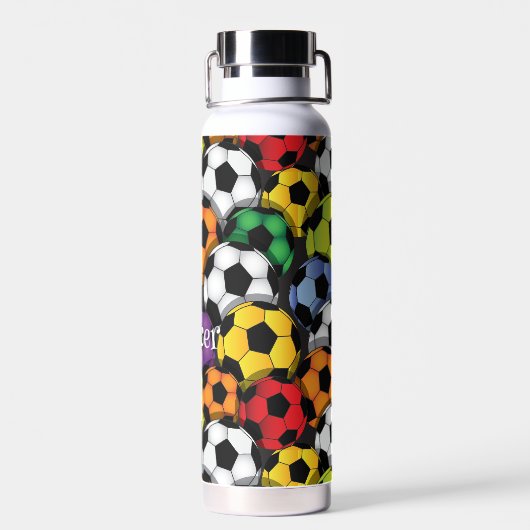 Soccer-Design des isolierten Schutzvakuums Trinkflasche (Rückseite)