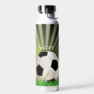 Soccer-Design des isolierten Schutzvakuums Trinkflasche