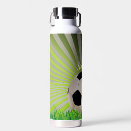 Soccer-Design des isolierten Schutzvakuums Trinkflasche