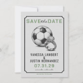 Soccer Diamond Save The Date (Vorderseite)