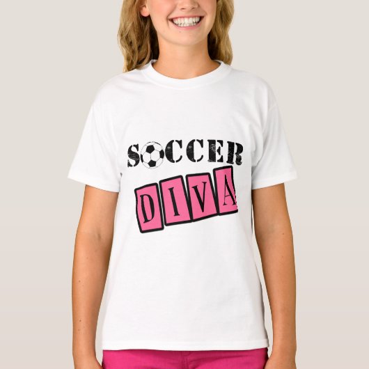 Soccer Diva T-Shirt (Vorderseite)