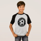 Soccer Double Digits Superstar 10. BIRTHDAY T-Shirt (Vorne ganz)